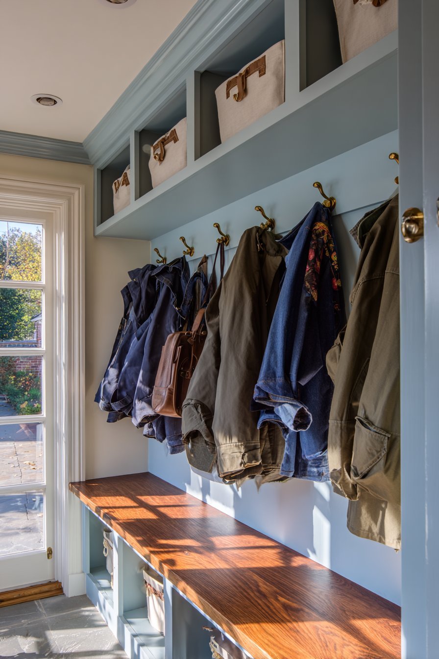 Custom Mudroom Wall System