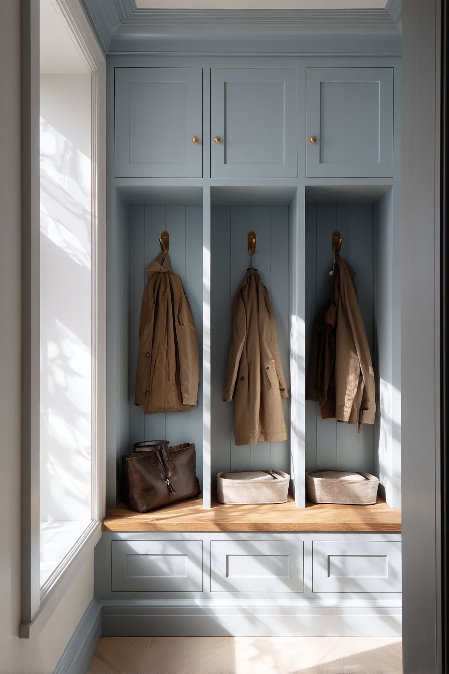 Custom Mudroom Wall System