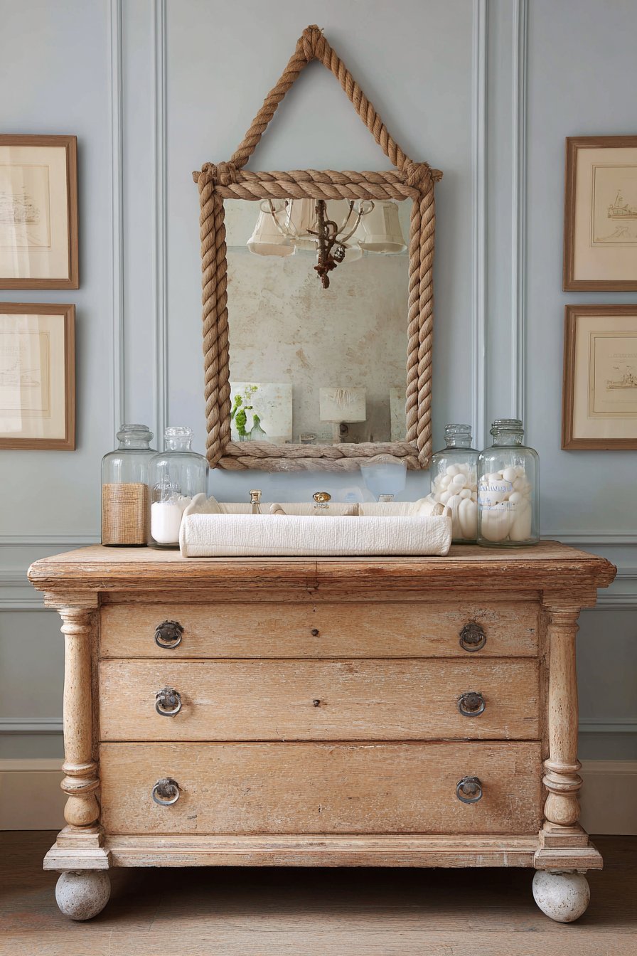 Antique Changing Table Station