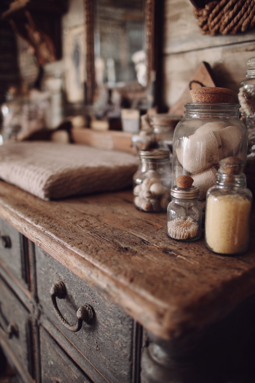 Antique Changing Table Station