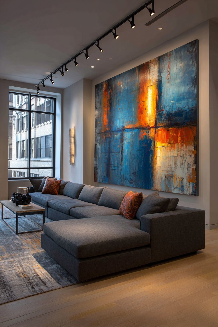 Large-Scale Abstract Art Statement