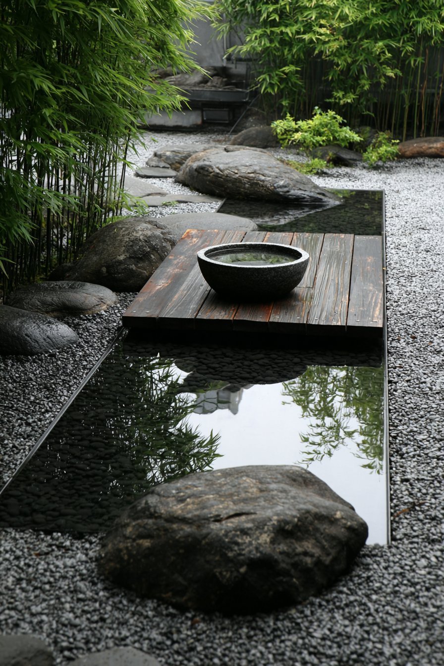 Zen Dry Rock Garden