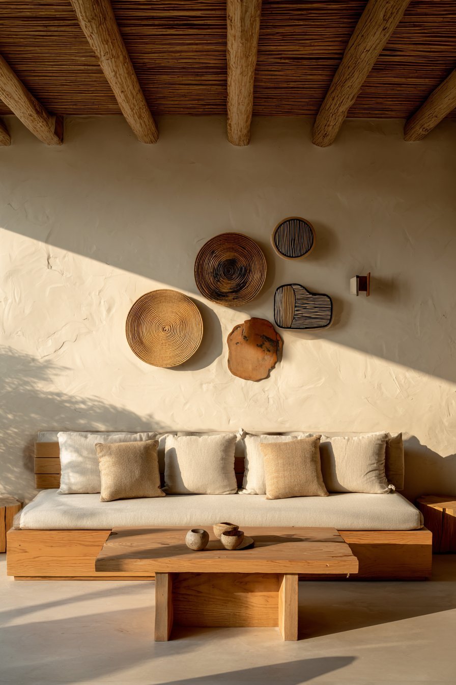 Japandi Wabi-Sabi Ceramic Wall Hangings