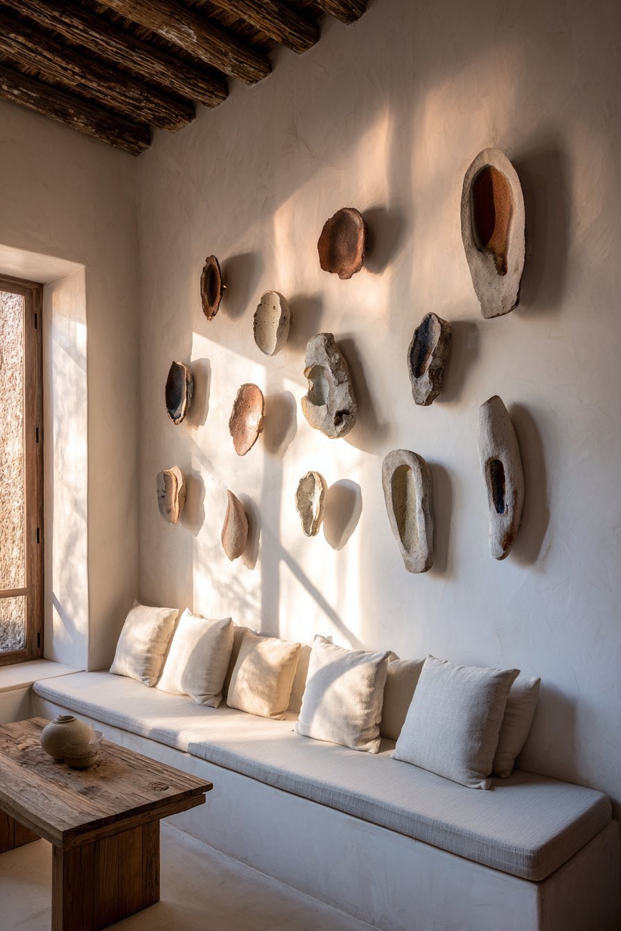 Japandi Wabi-Sabi Ceramic Wall Hangings