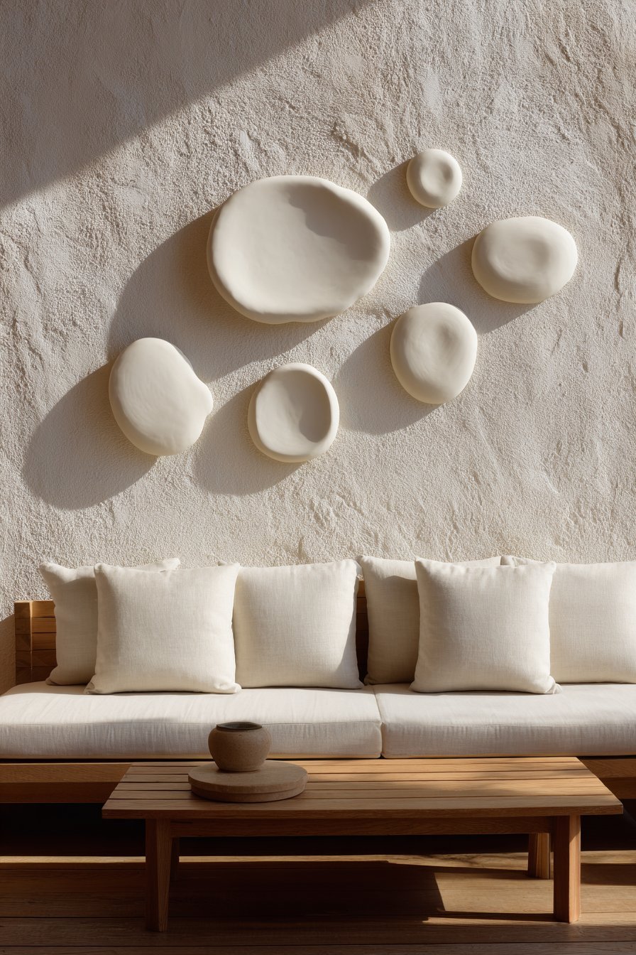 Japandi Wabi-Sabi Ceramic Wall Hangings