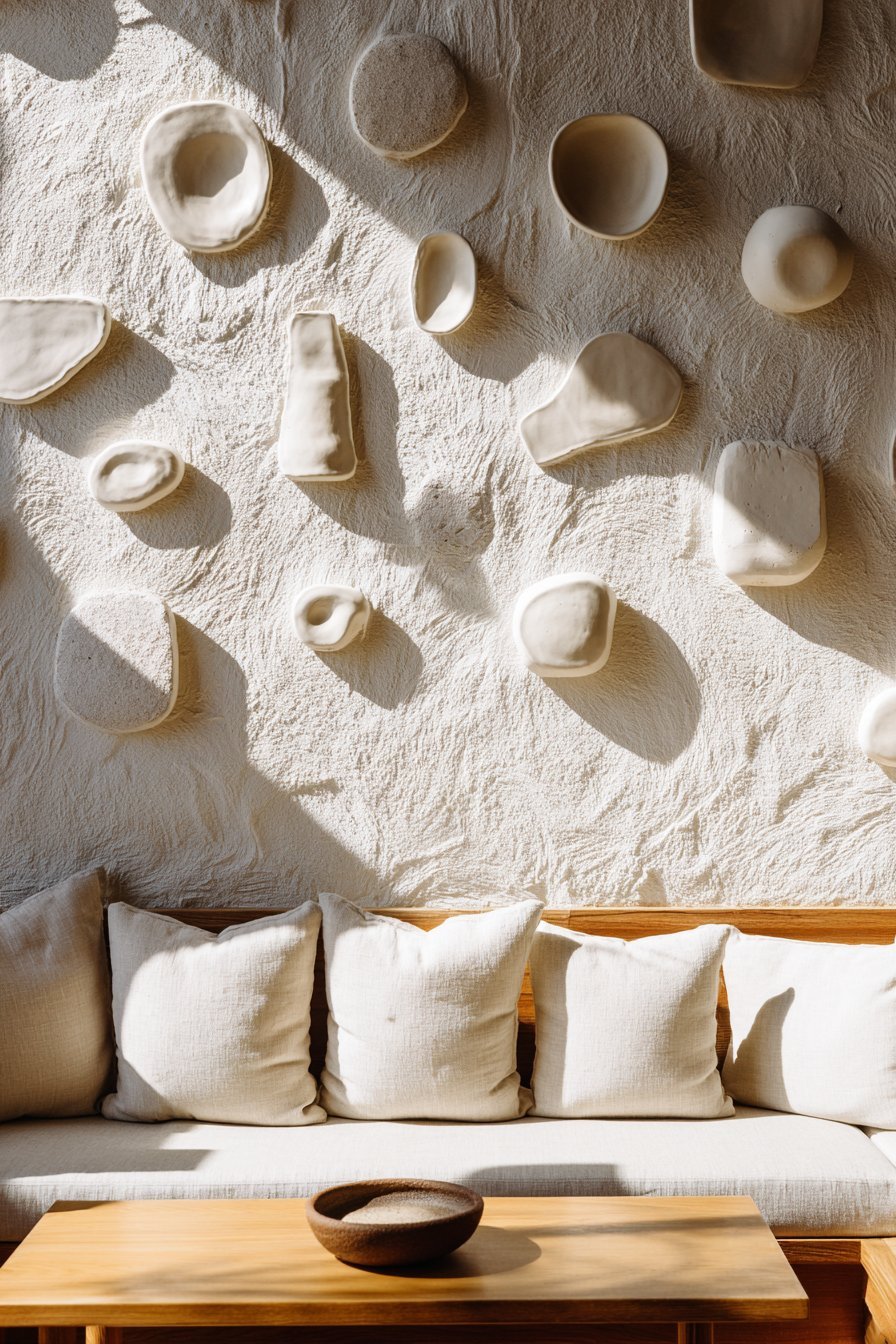 Japandi Wabi-Sabi Ceramic Wall Hangings