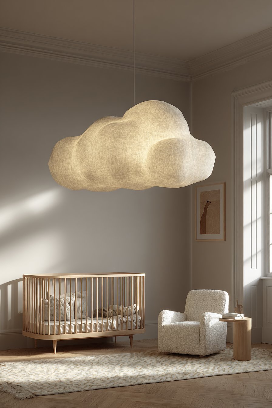 Cloud Lamp Golden Hour Glow
