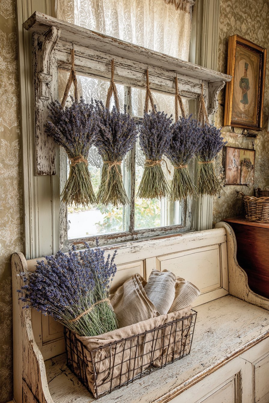 French Country Architectural Salvage Window