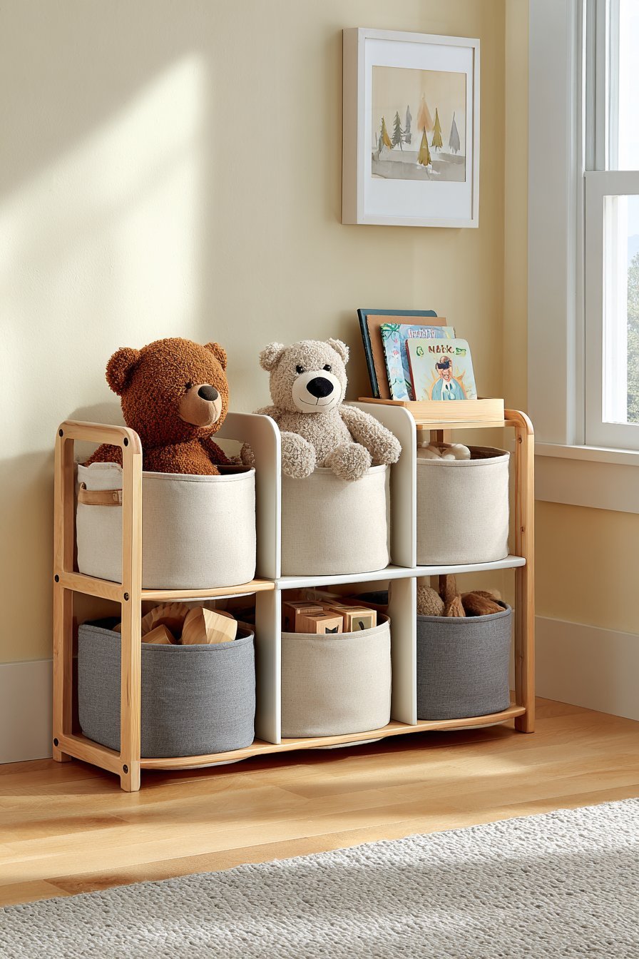 Accessible Toy Storage Cubby System