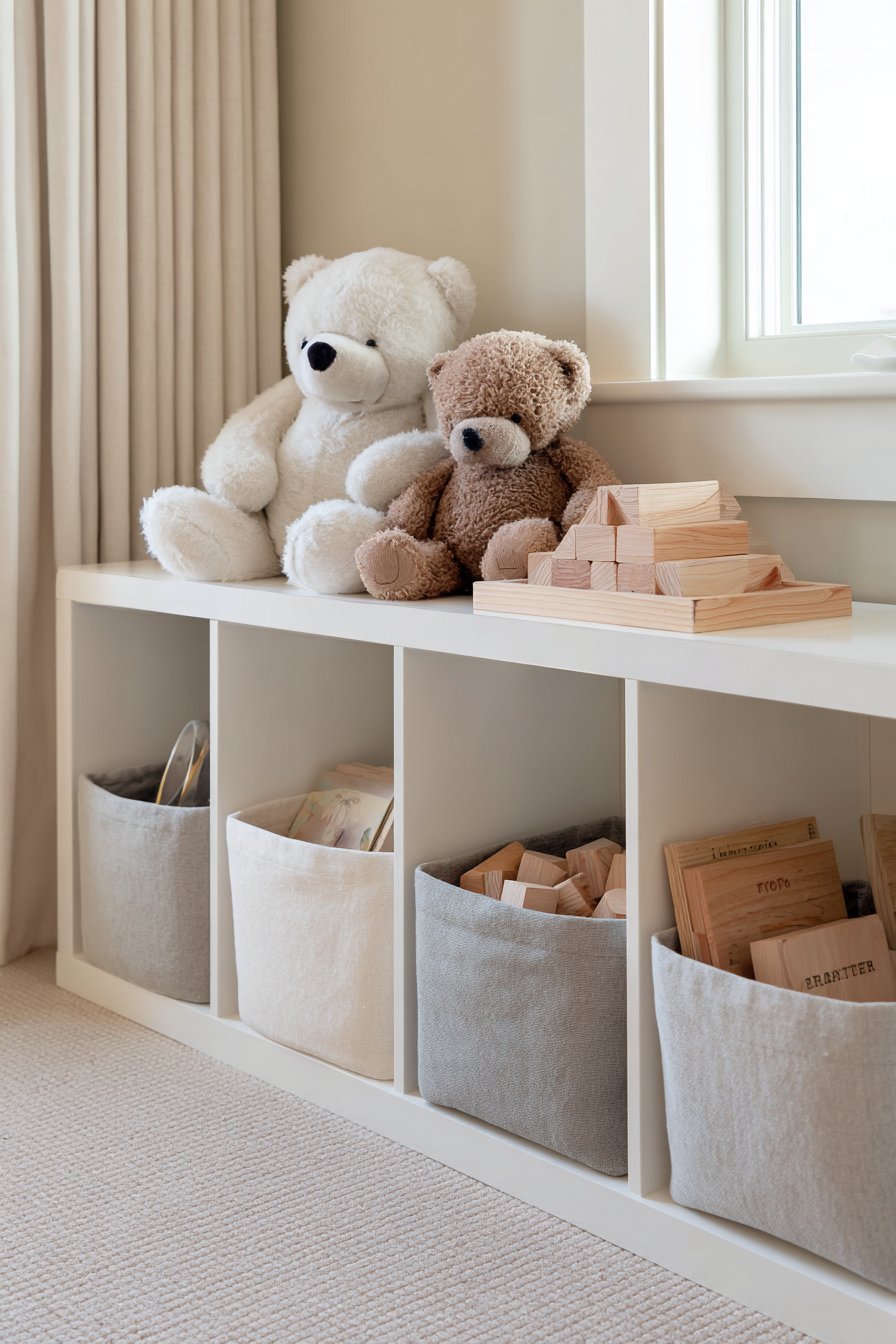 Accessible Toy Storage Cubby System