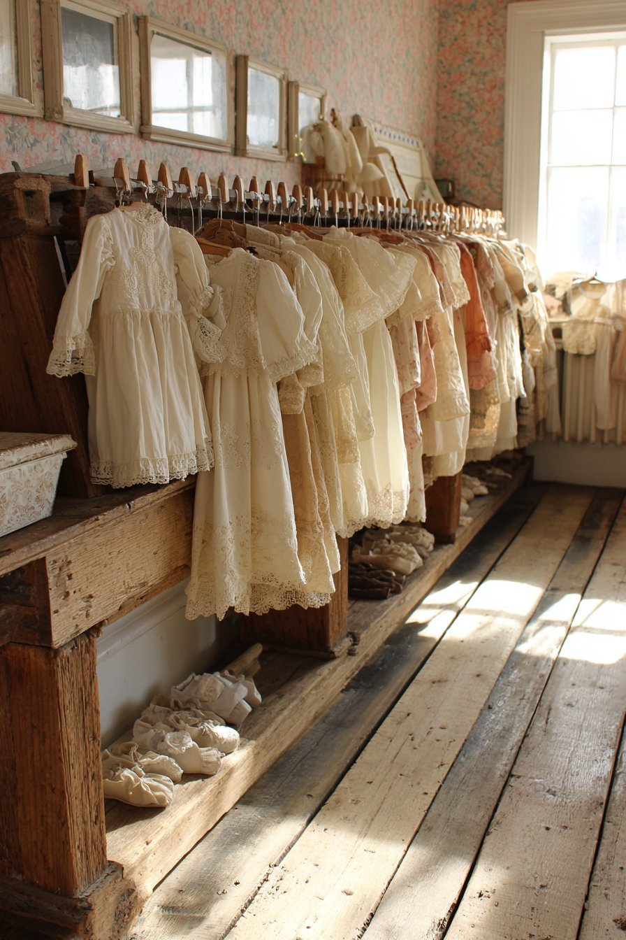 Vintage Textile Display