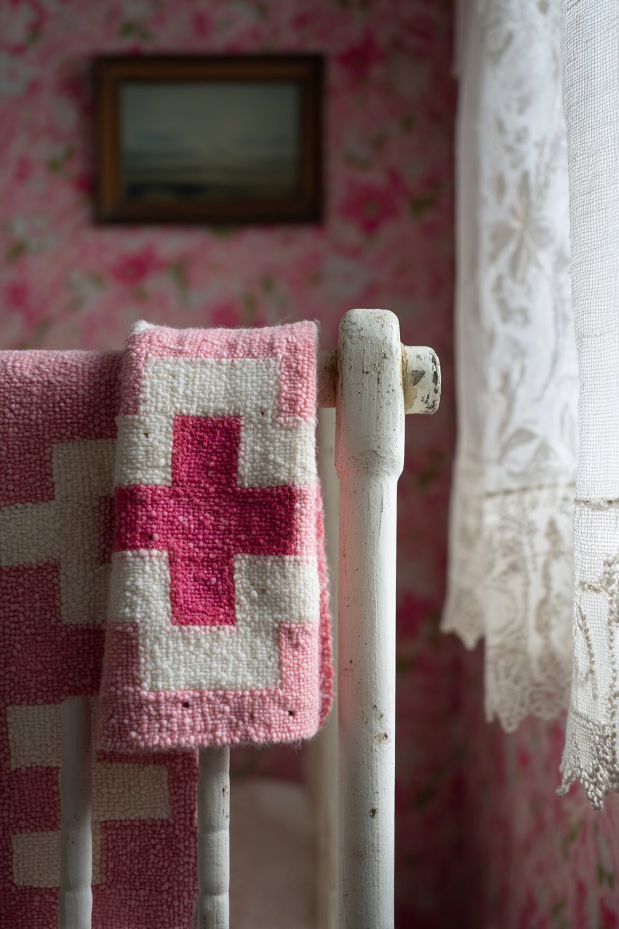 Hand-Stitched Quilt Detail