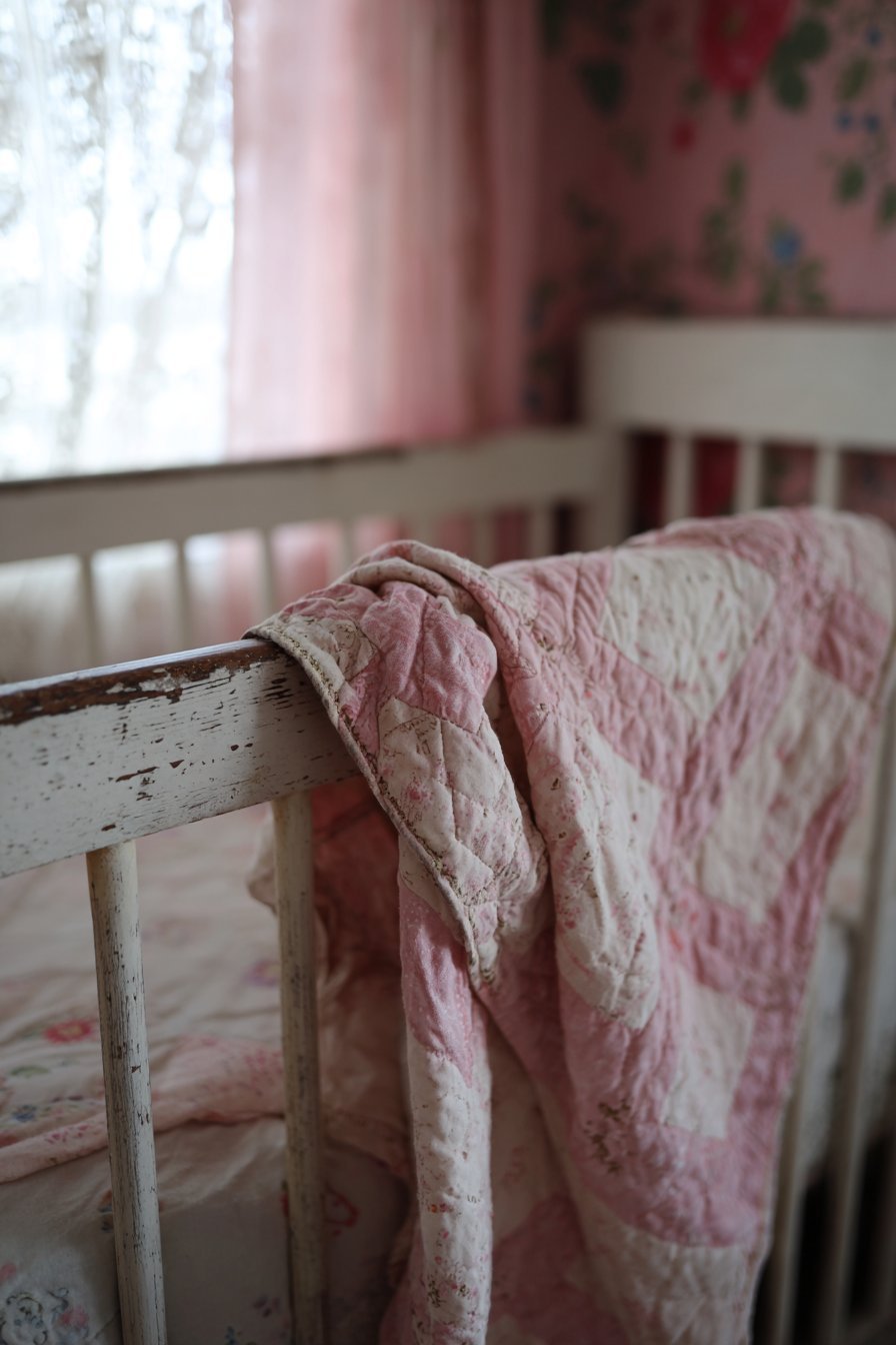 Hand-Stitched Quilt Detail