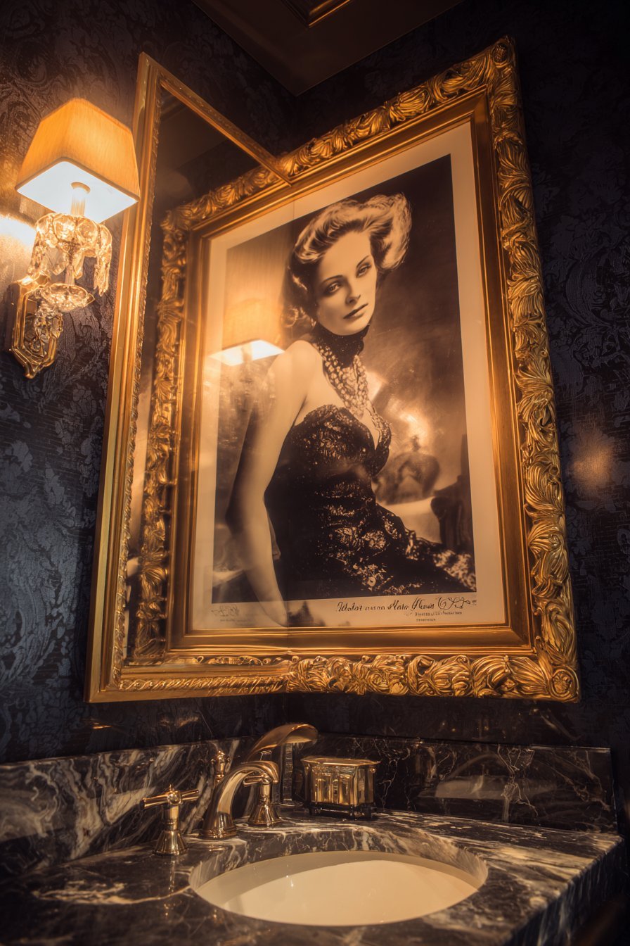 Nordic Birch Forest Black and White Photography