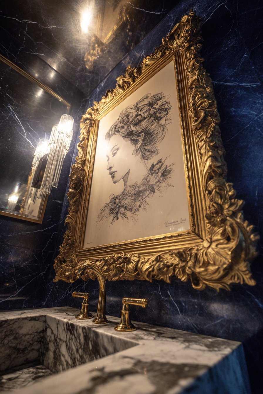 Nordic Birch Forest Black and White Photography