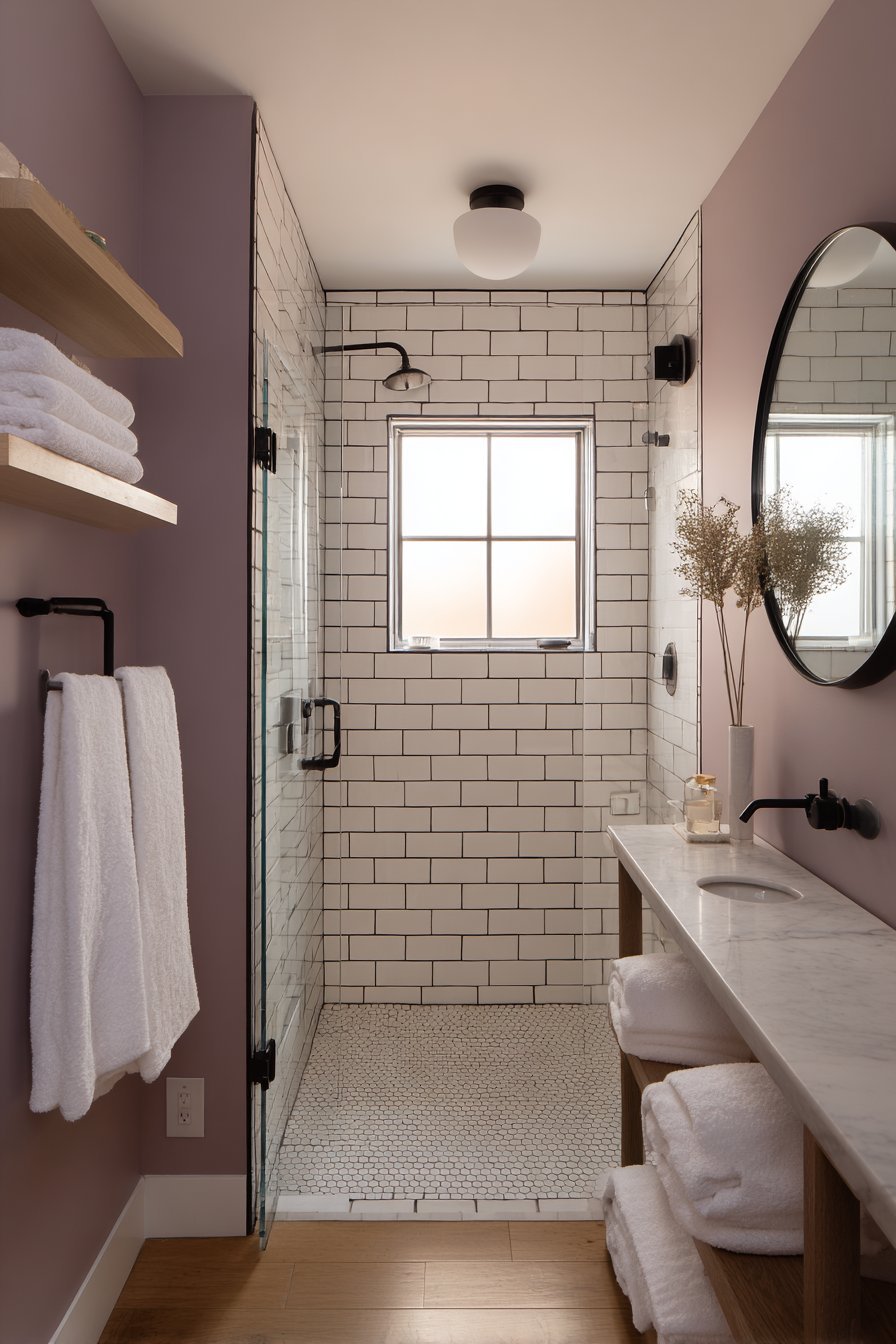 Vintage-Modern Dusty Mauve Romance