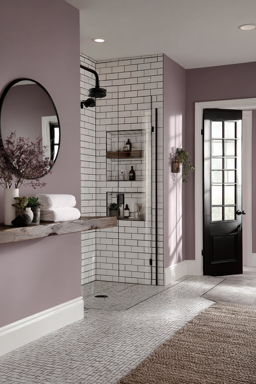 Vintage-Modern Dusty Mauve Romance
