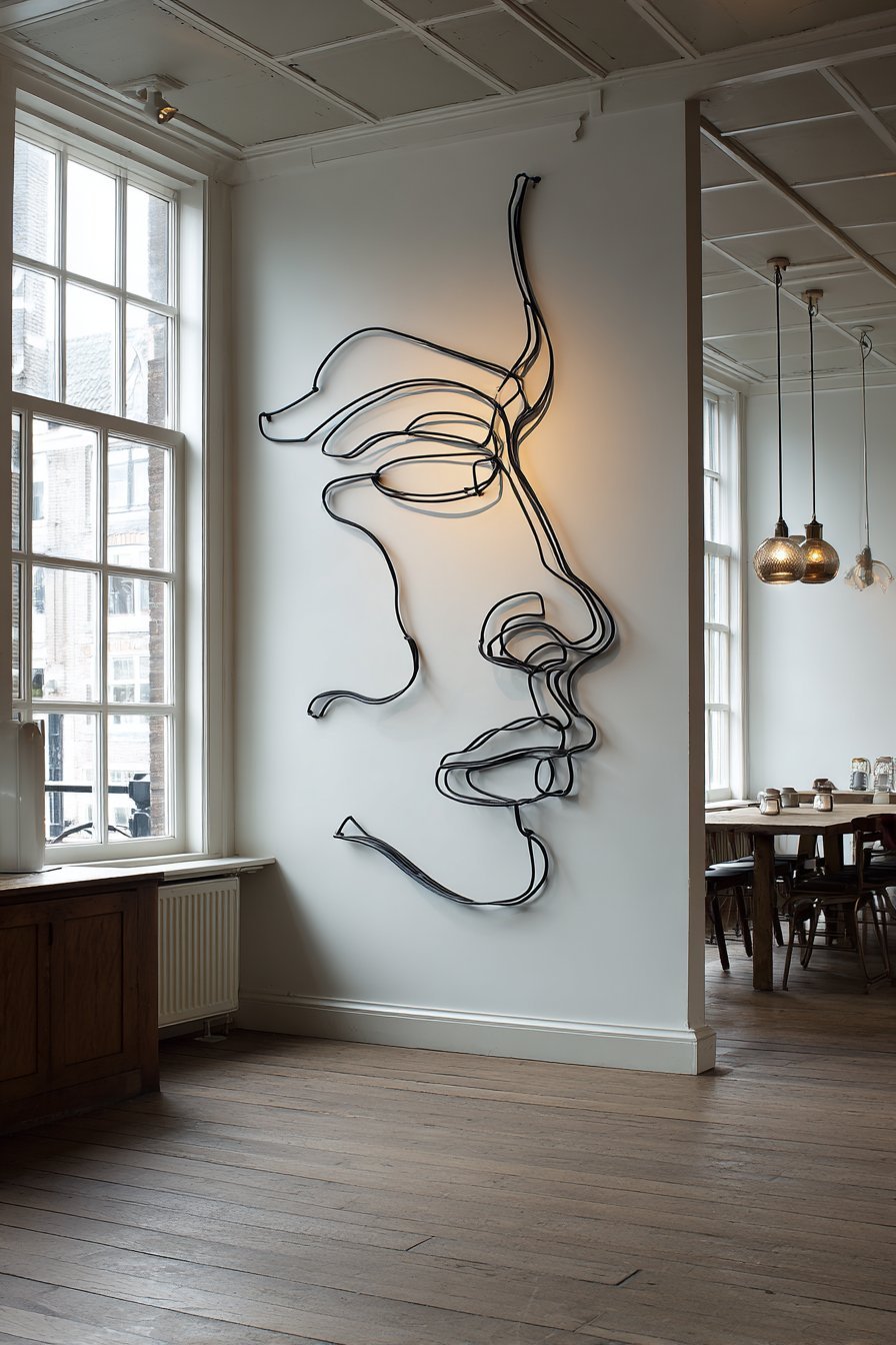 Minimalist Wire Sculpture