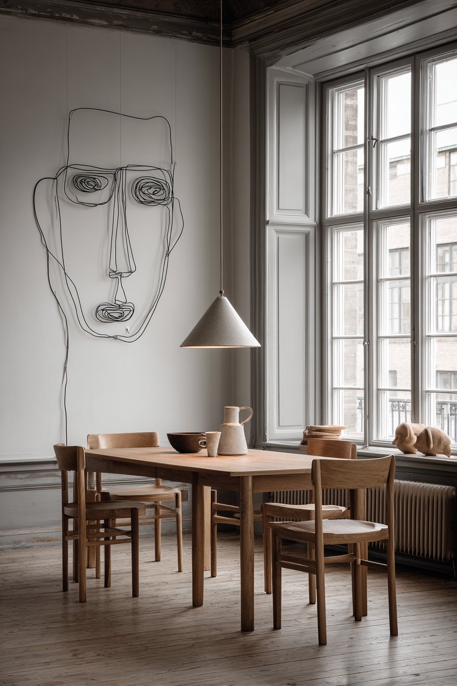 Minimalist Wire Sculpture