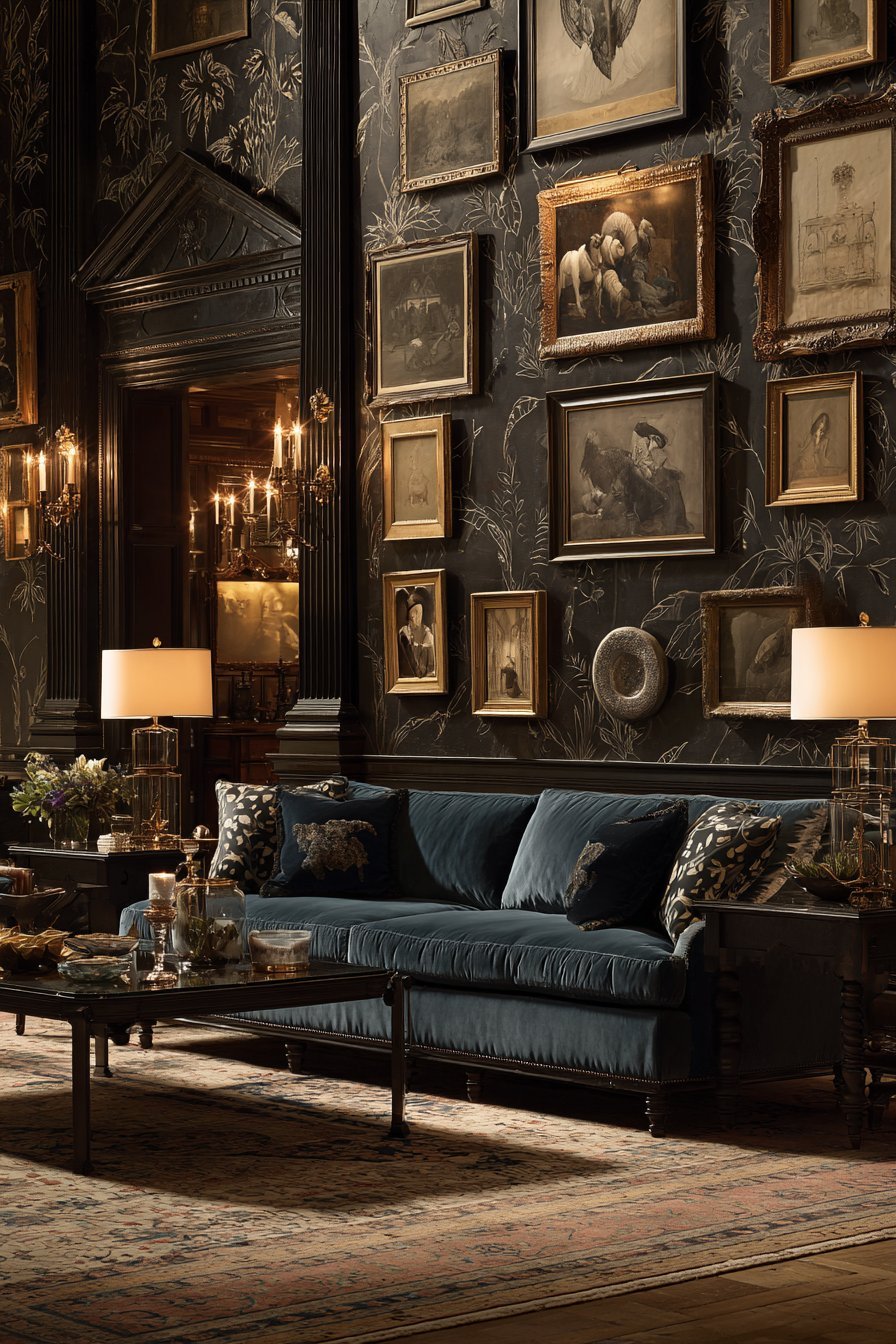 Maximalist Salon-Style Floor-to-Ceiling Gallery