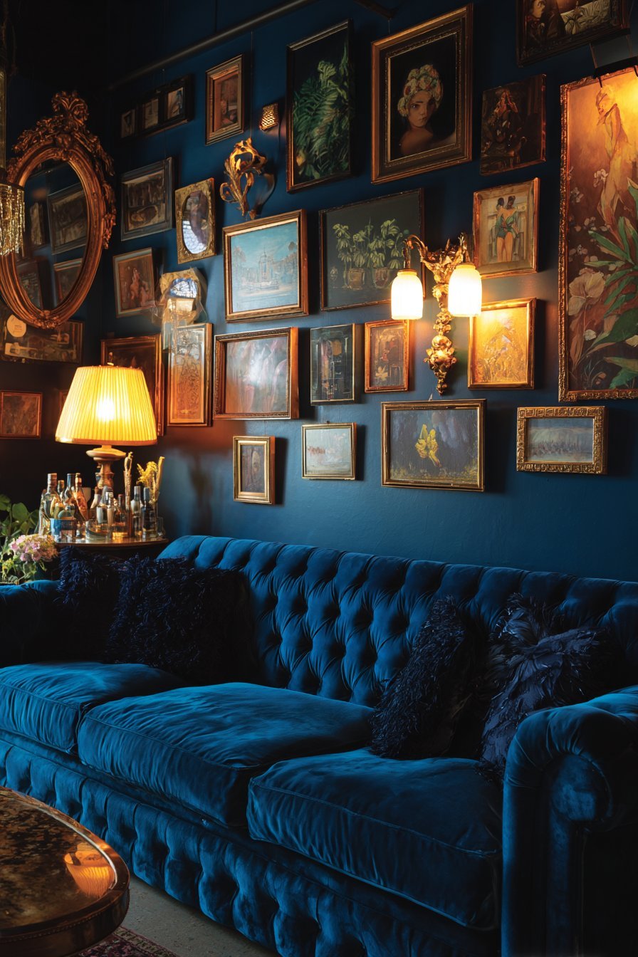 Maximalist Salon-Style Floor-to-Ceiling Gallery