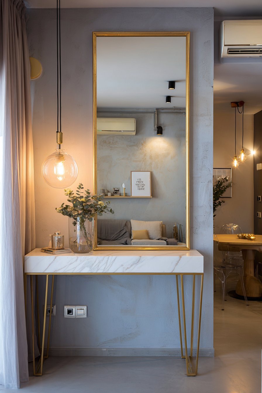 Vertical Mirror for Small Spaces