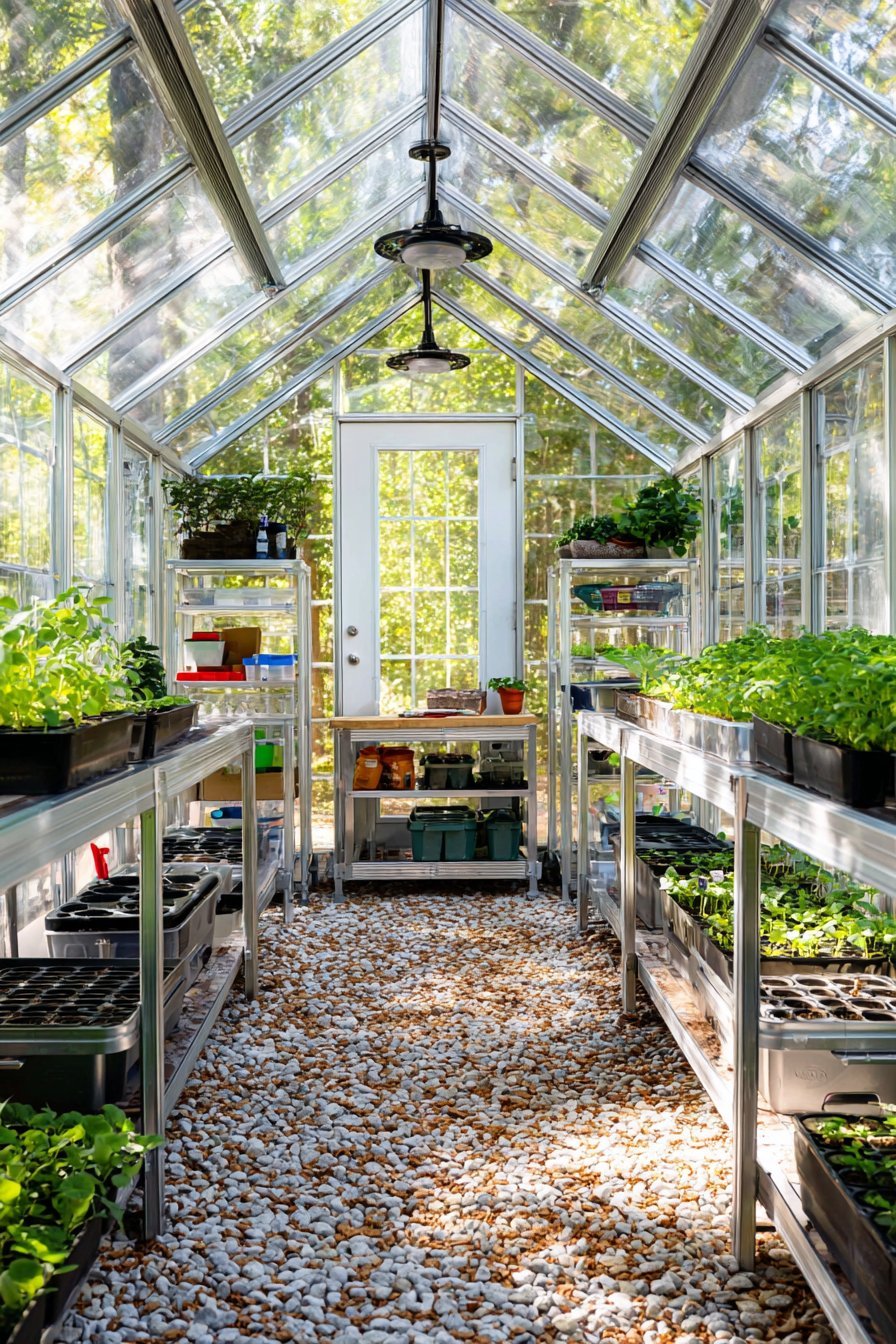 Year-Round Greenhouse Growing Space