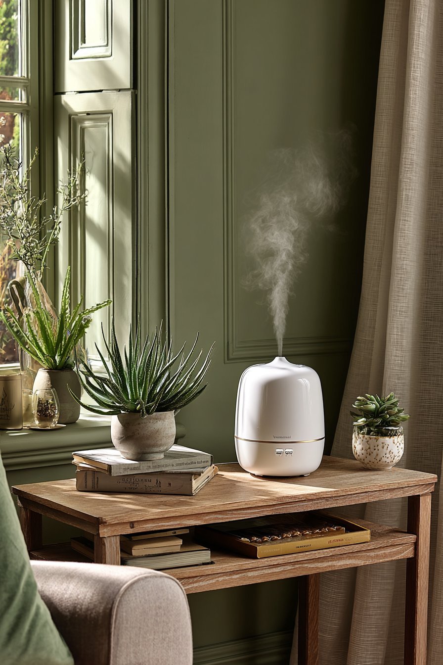 Health-Conscious Dusty Sage Setup