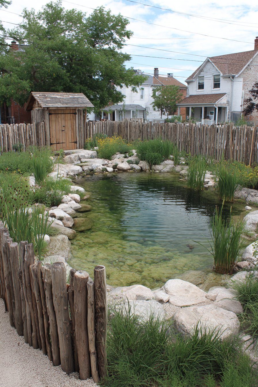 Sustainable Natural Swimming Pool