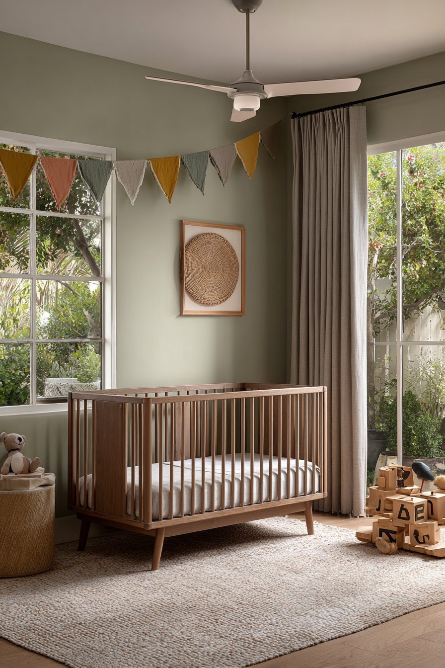 Soft Vintage-Inspired Nursery Wall Decor
