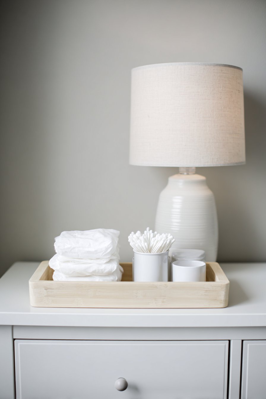 Organized Dresser Top Changing Arrangement