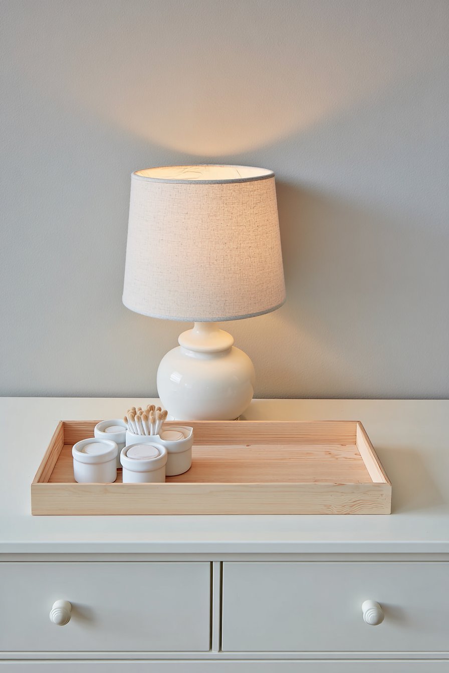 Organized Dresser Top Changing Arrangement