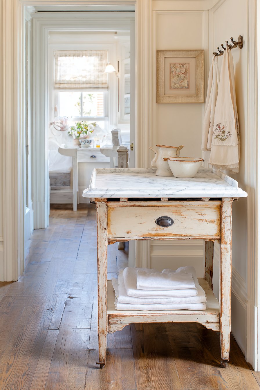 Converted Washstand Station