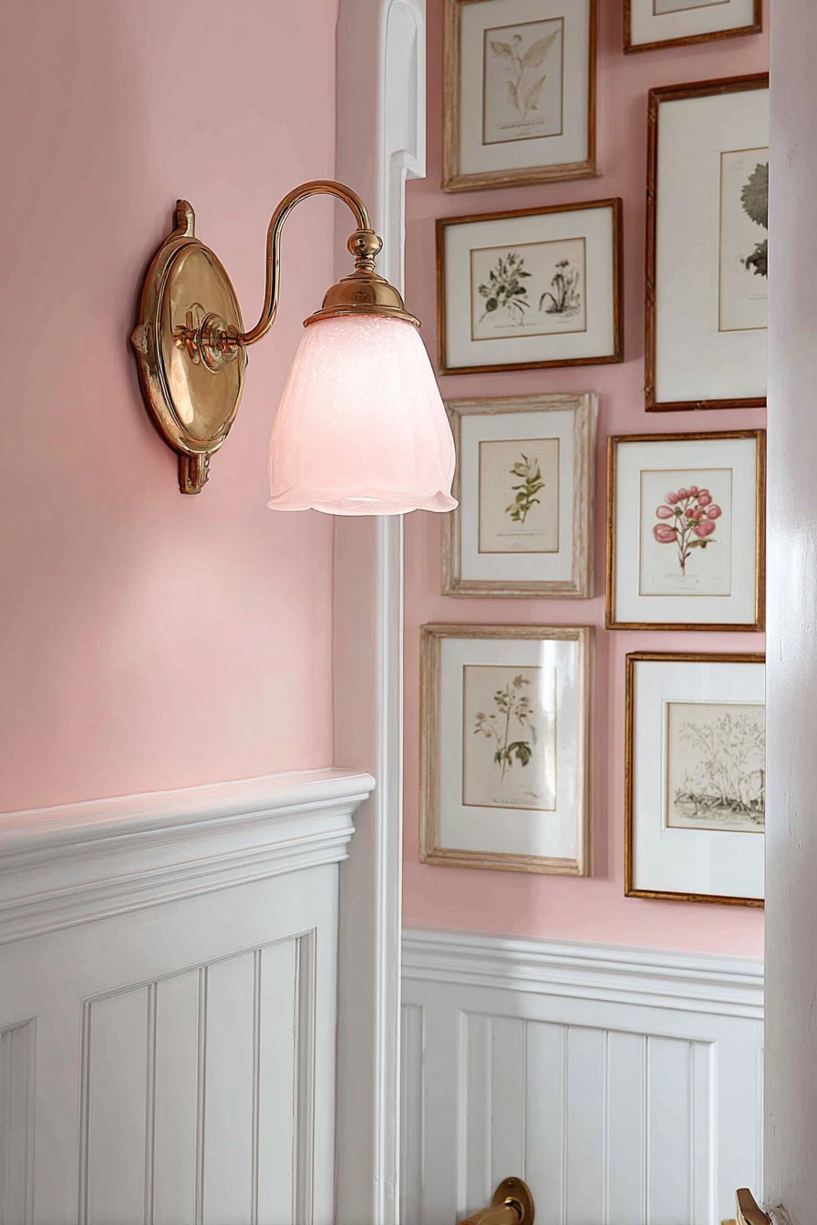 Beadboard Wainscoting Accent Wall