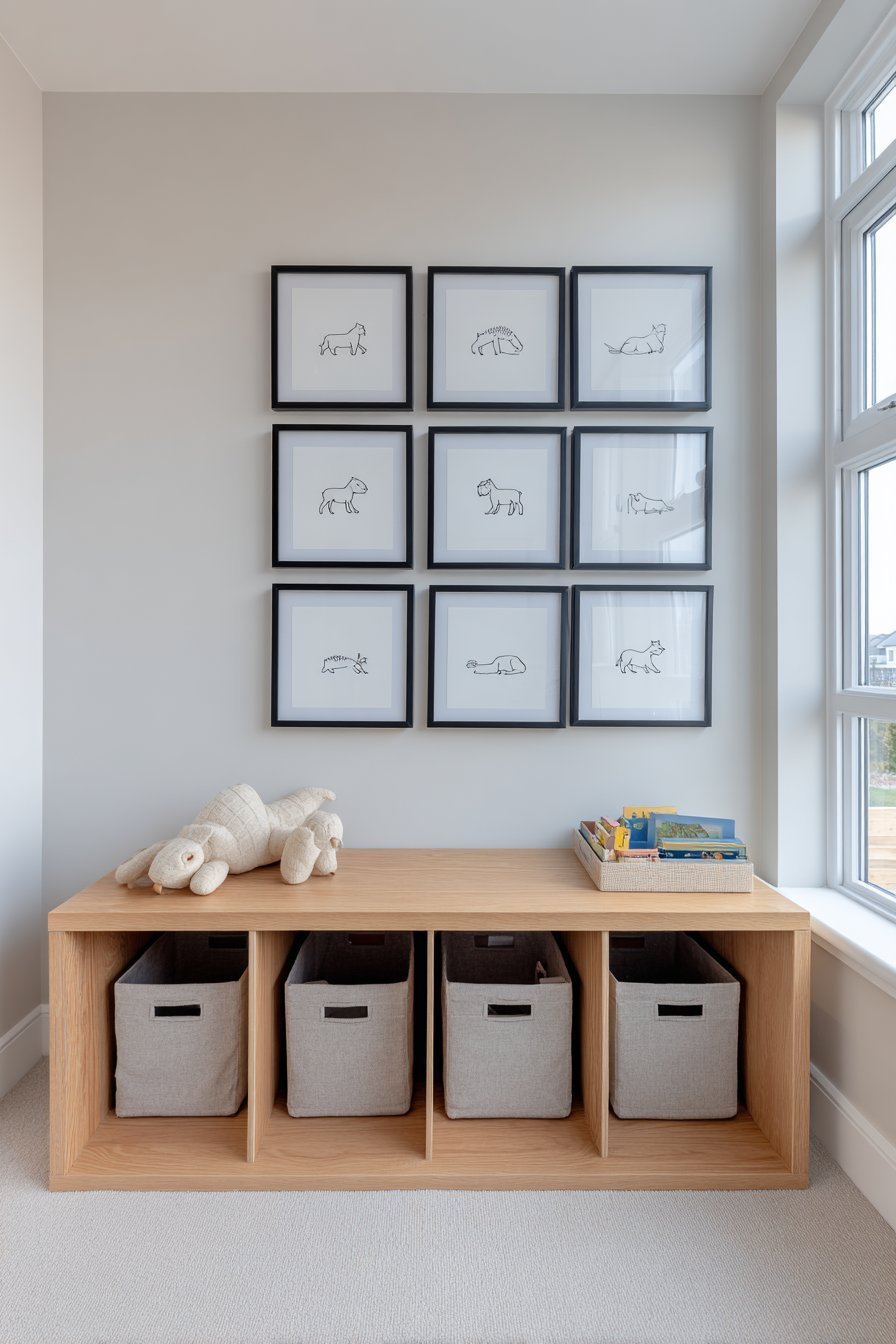 Cohesive Gallery Wall