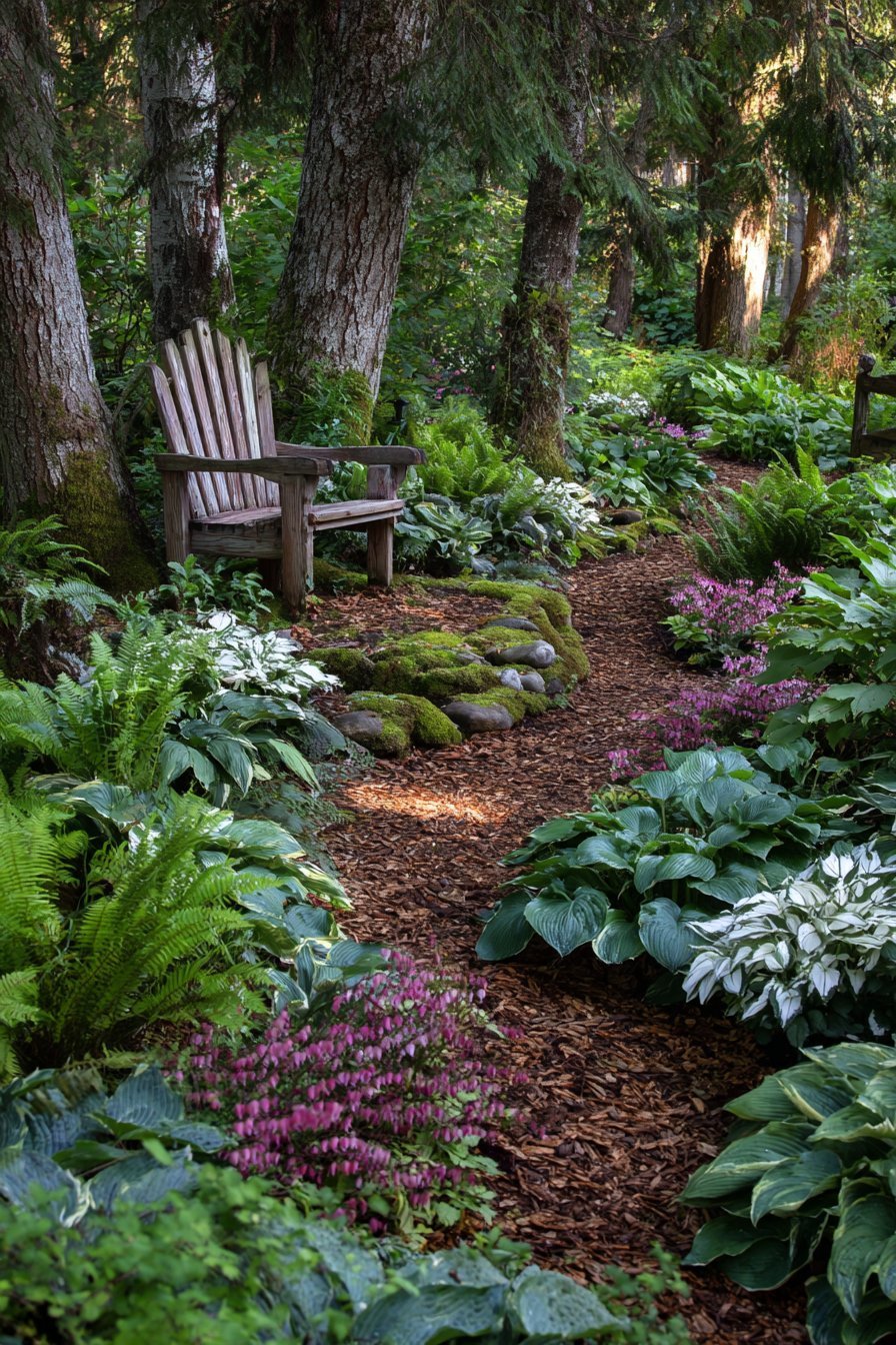 Peaceful Shade Garden