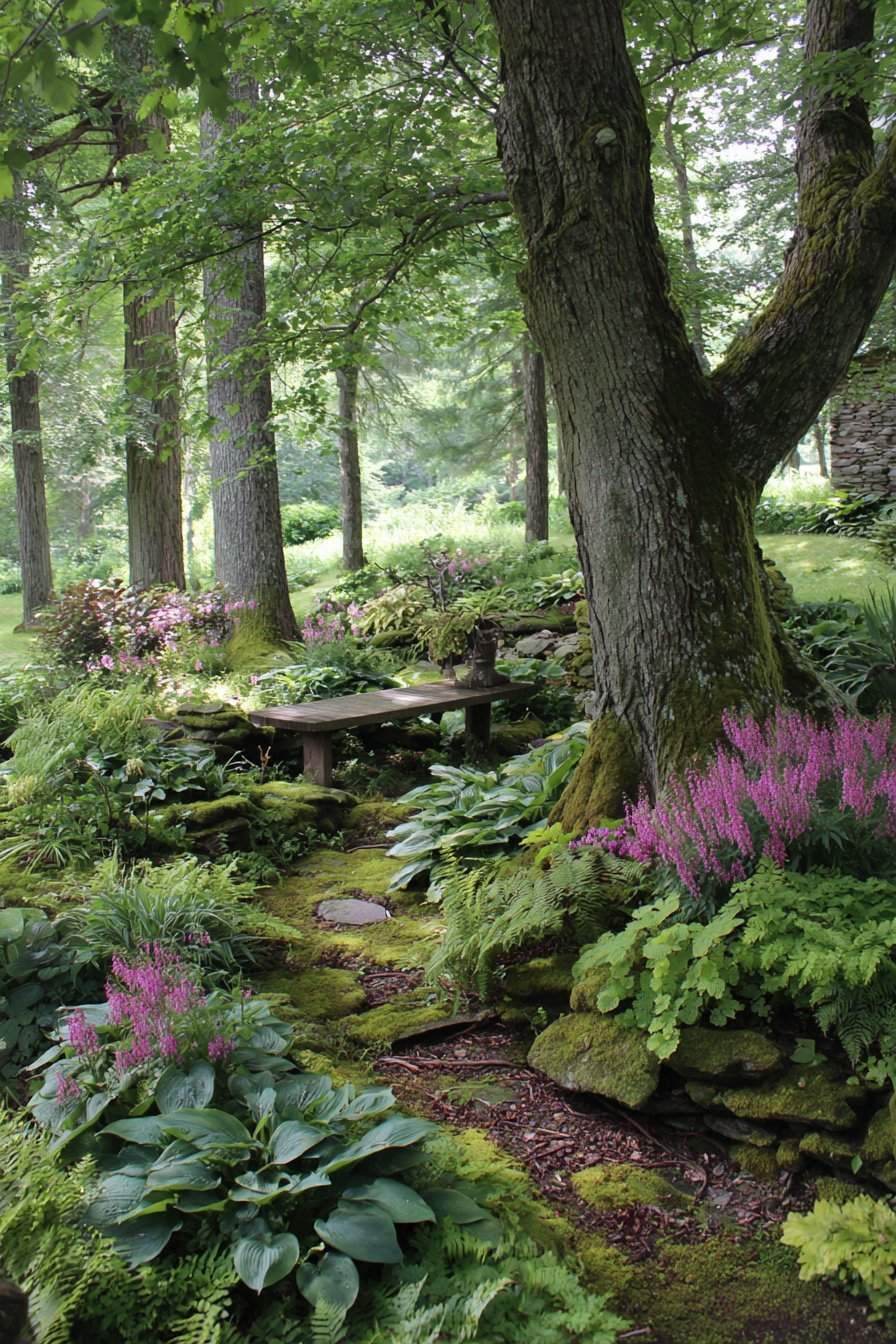Peaceful Shade Garden