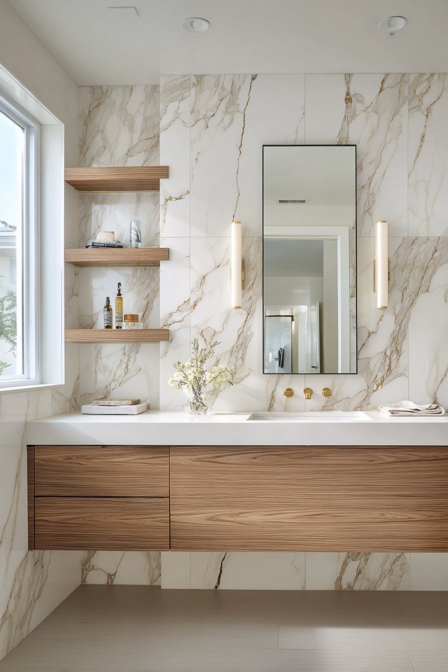 Minimalist Large-Format Tile Elegance