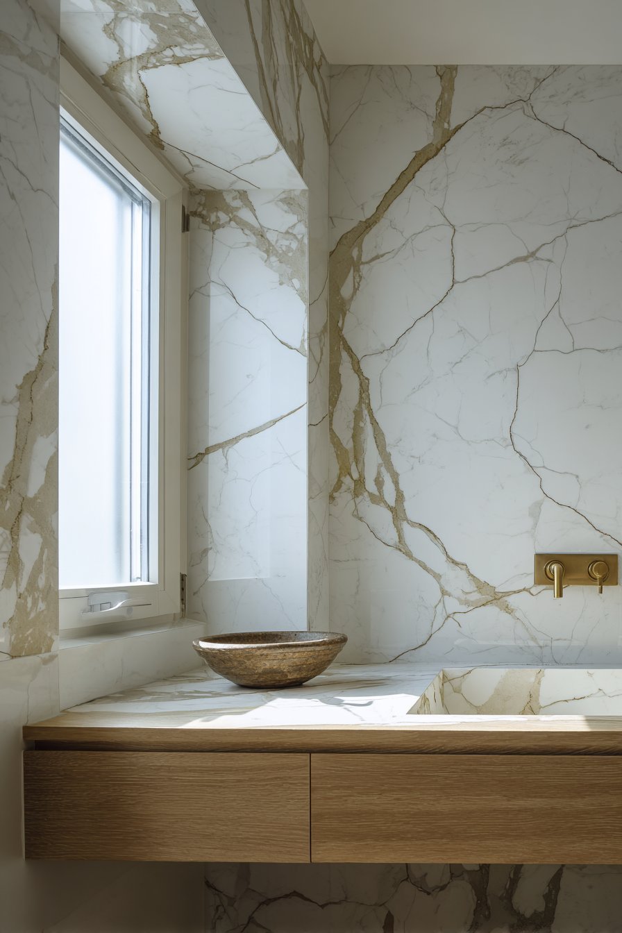 Minimalist Large-Format Tile Elegance