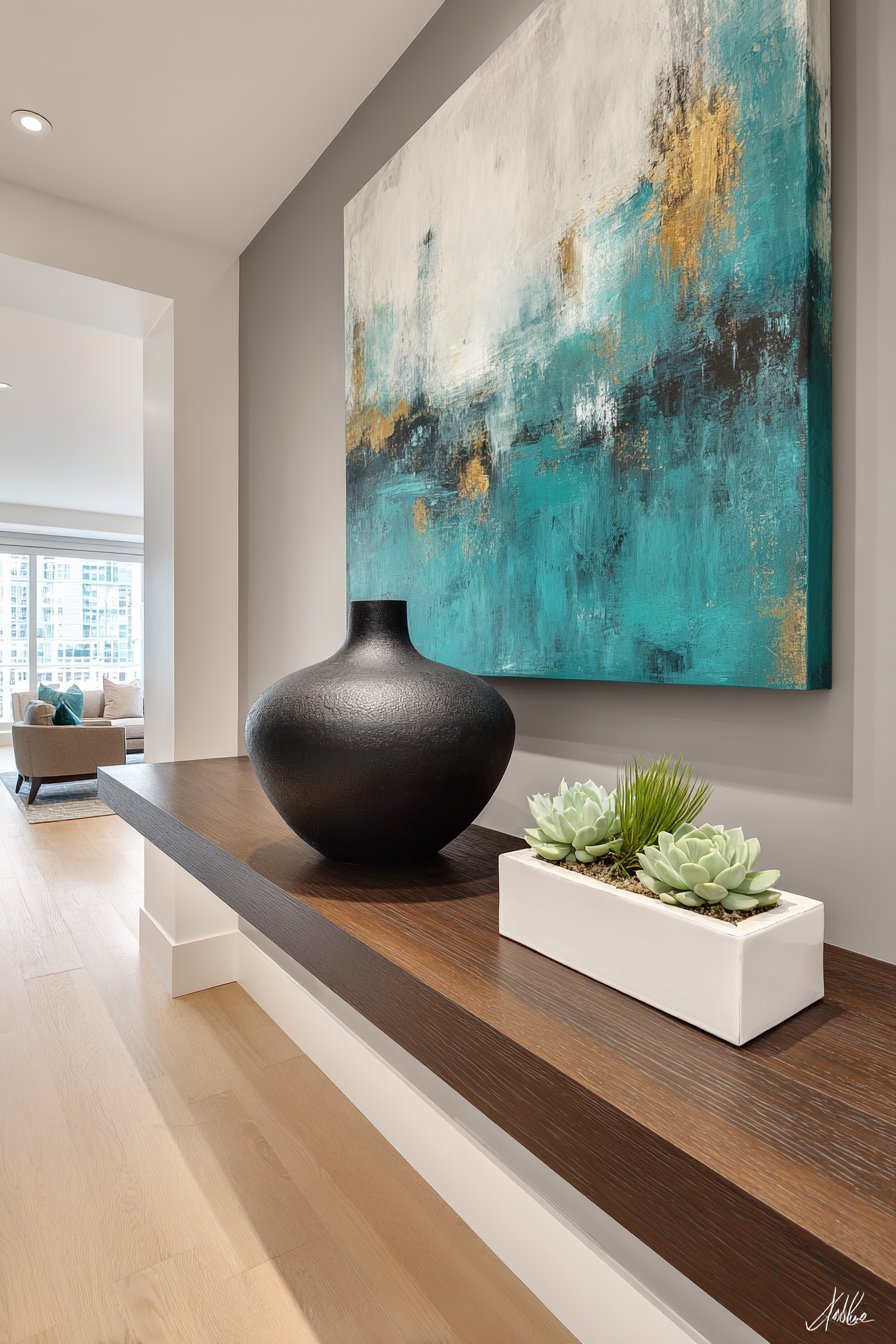 Contemporary Bold Color Statement