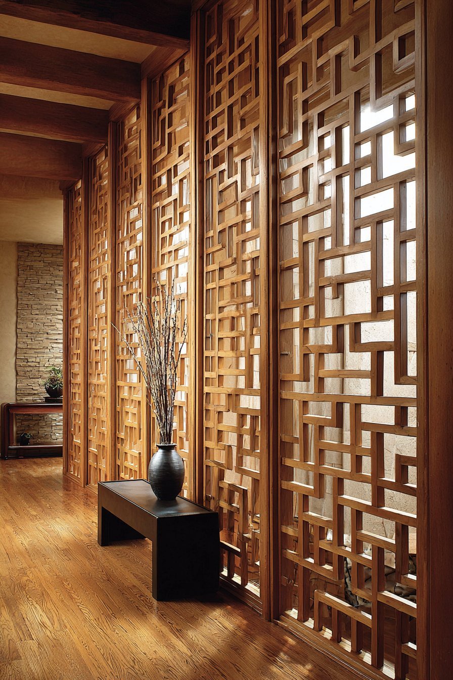 Asian-Inspired Shoji Screen Panel