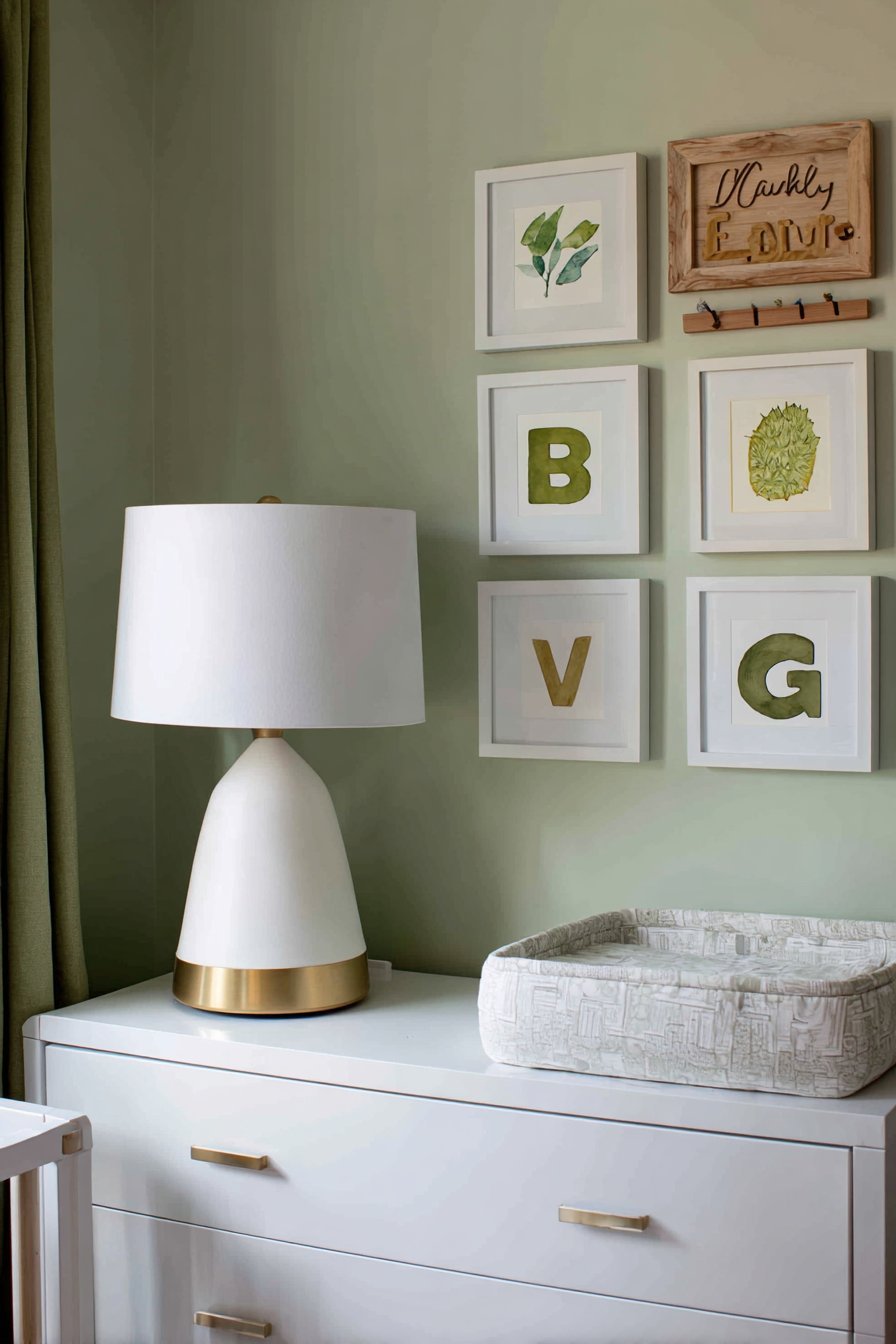 Personalized Pistachio Gallery Wall