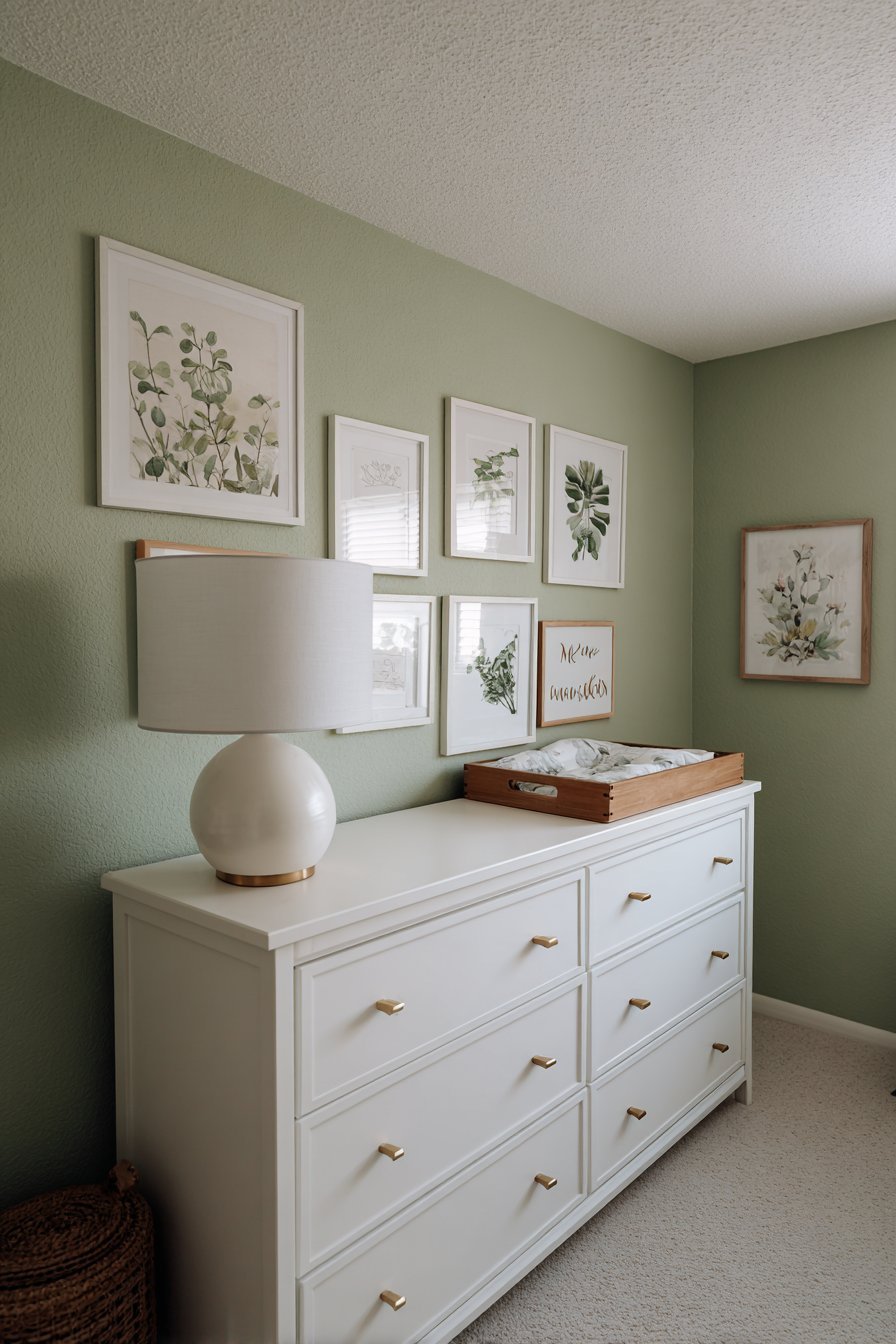 Personalized Pistachio Gallery Wall