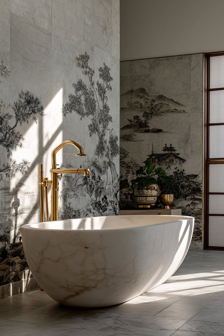 Marble Mosaic Mural Masterpiece