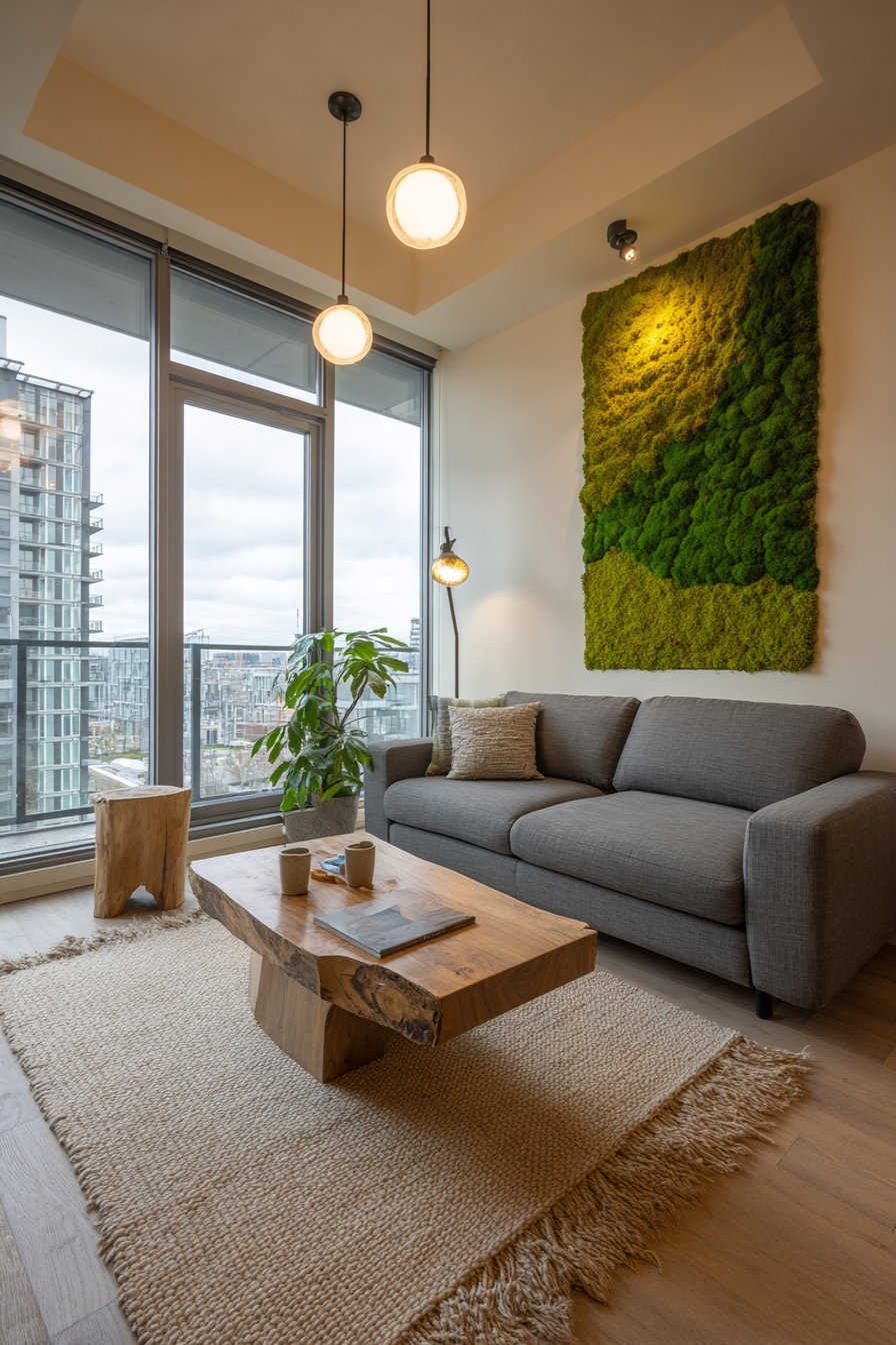 Preserved Moss Living Wall Installation