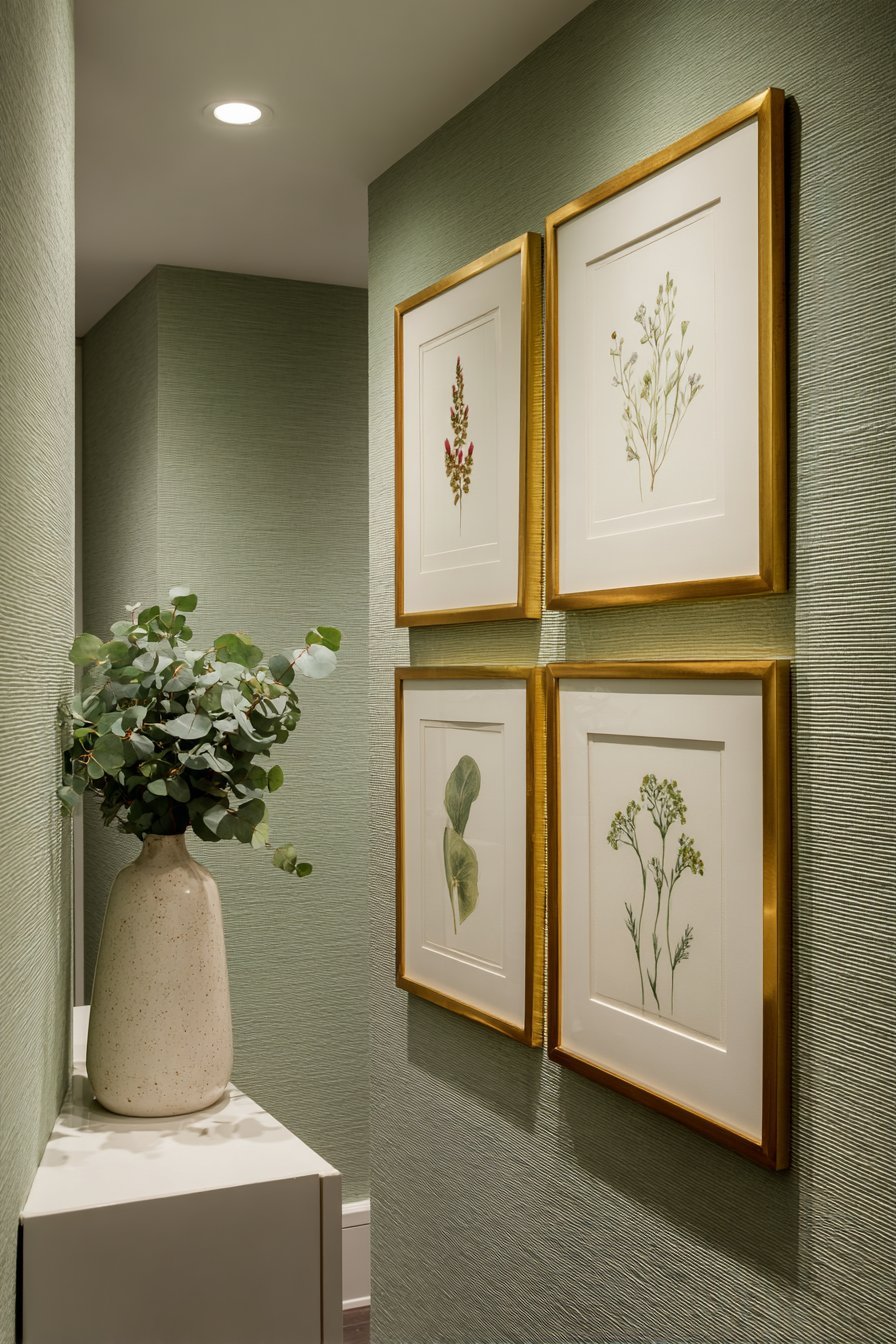 Vertical Botanical Watercolor Gallery