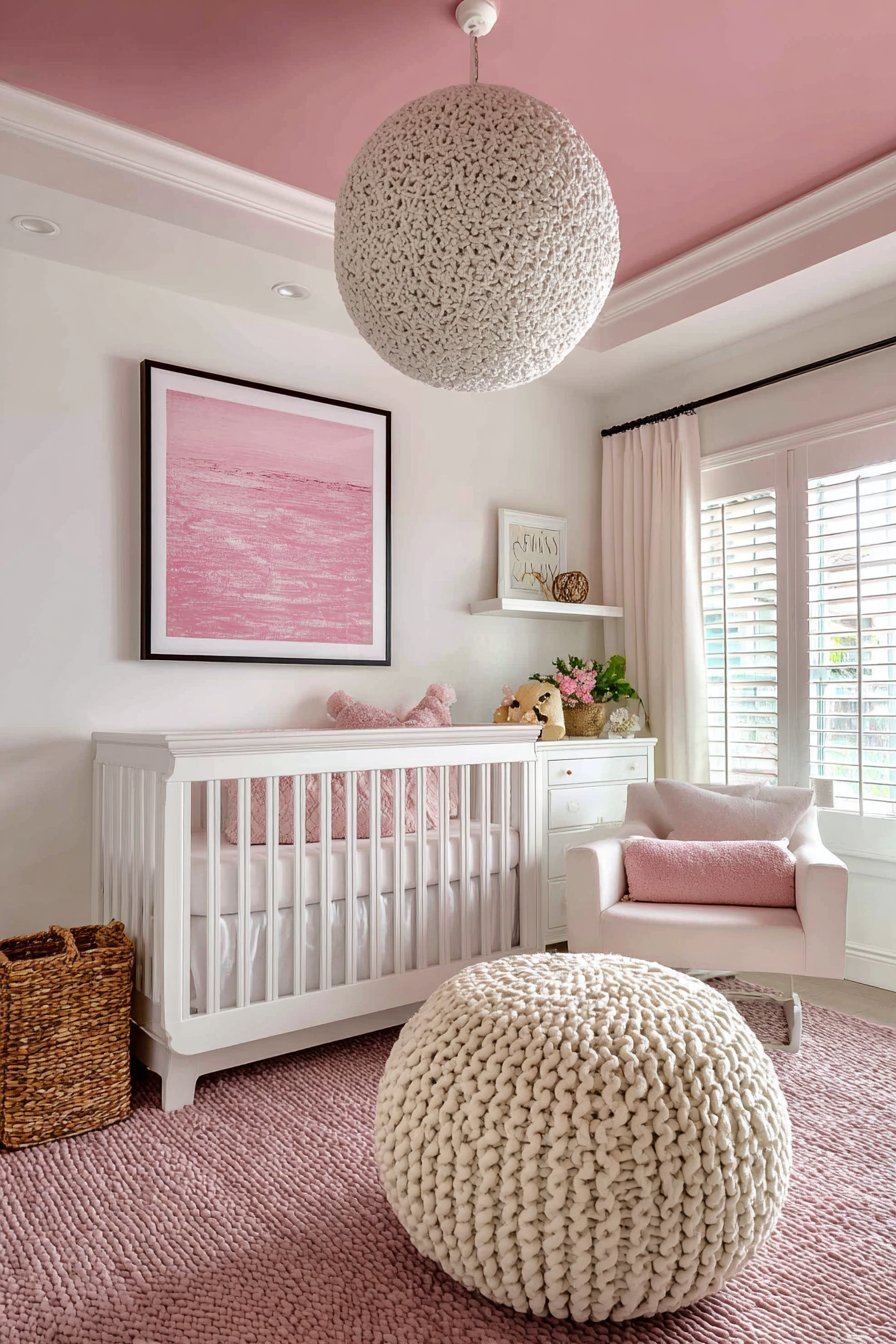 Pink Ceiling Statement
