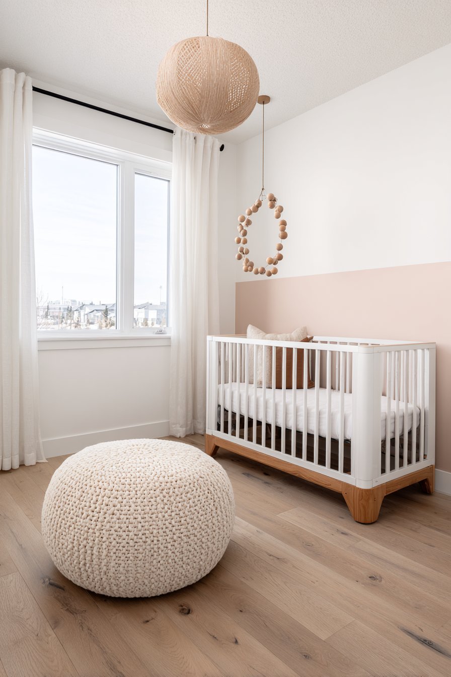 Soft Peach Feature Wall Accent