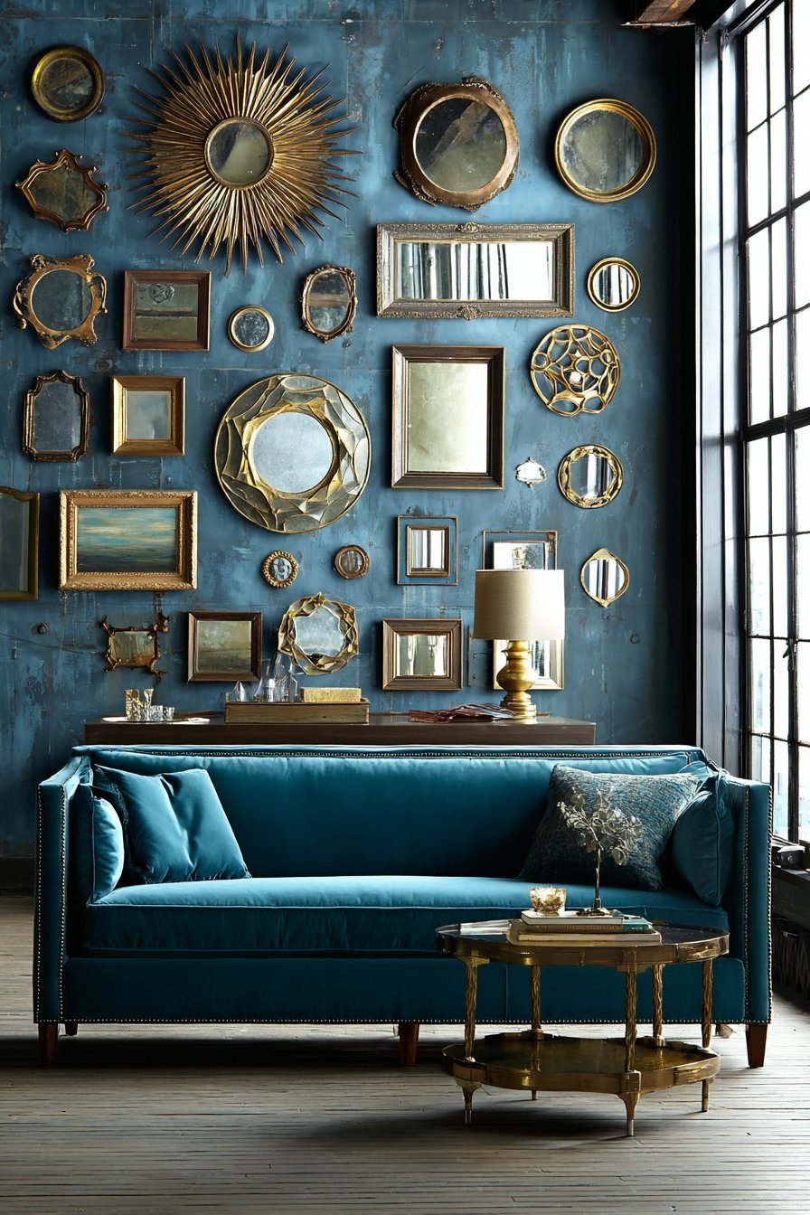 Vintage Mirror Collection Gallery Wall