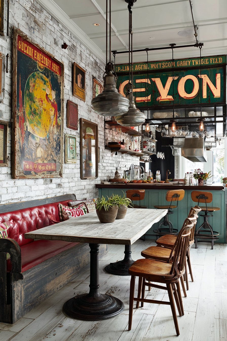 Eclectic Vintage Advertising Sign Collection